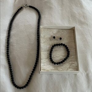Elegant Black Jewelry Set